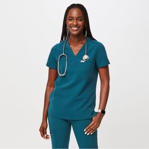 FIGS Scrub Set Caribbean Blue